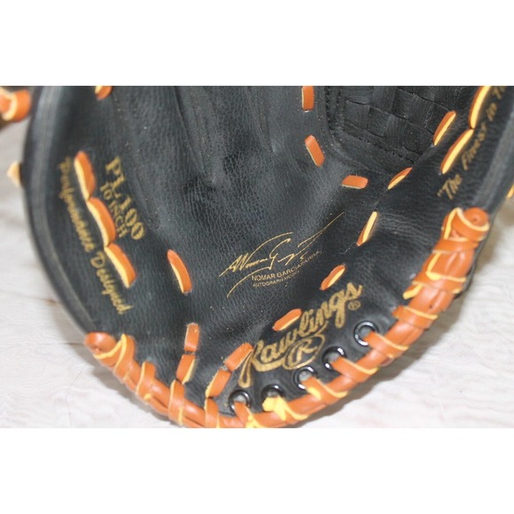 RAWLINGS PL100 10 inch Nomar Garciaparra Glove Leather Youth *Left Hand Throw - Picture 7 of 10